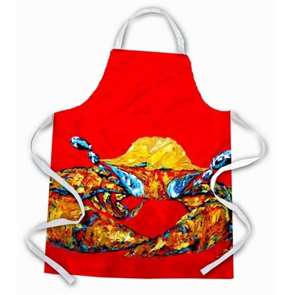 Carolines Treasures Carolines Treasures MW1115APRON Crab Fat & Sassy Apron MW1115APRON - main